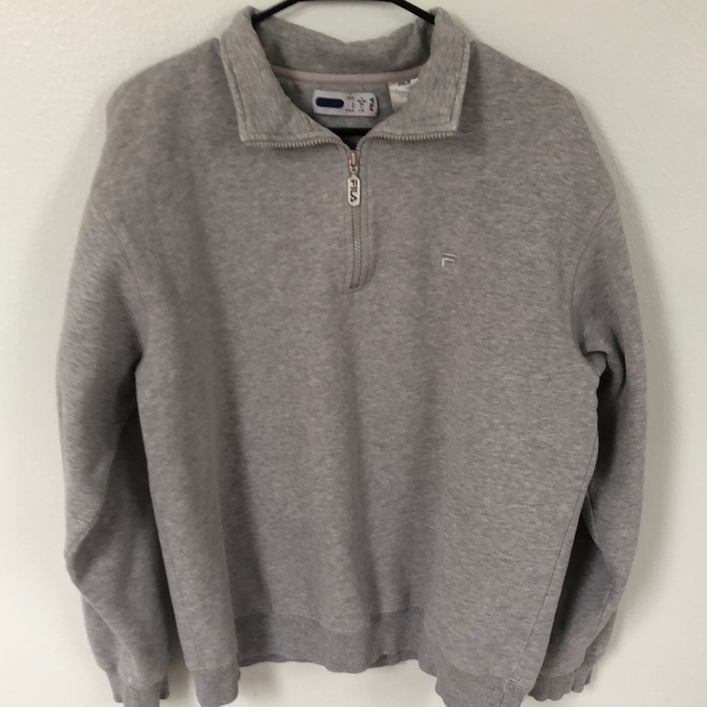 Fila 1/4 Zip up sweatshirt.  Size Large.